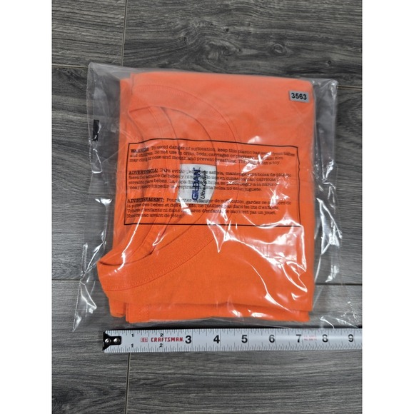 Groggy Dog T Shirt Mens XL Orange Gildan Ultra Cotton - Picture 10 of 10